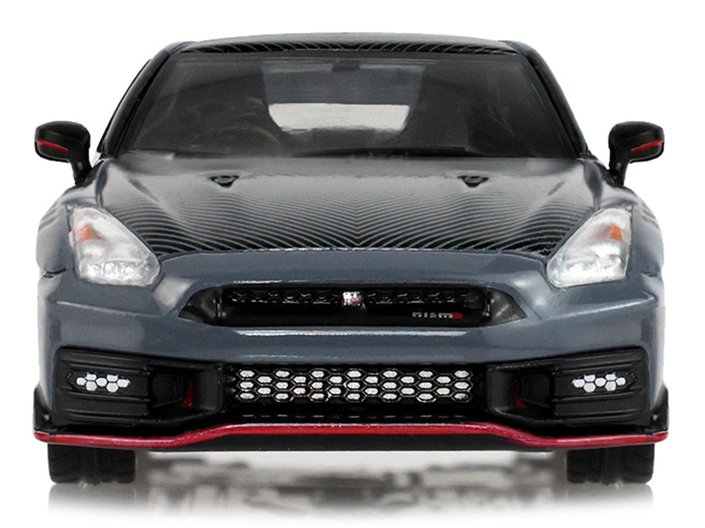 2024 Nissan GT-R (R35) NISMO RHD (Right Hand Drive) Stealth Gray with Carbon Top and Hood "Tokyo Torque" Series 10 1/64 Diecast Model Car by Greenlight