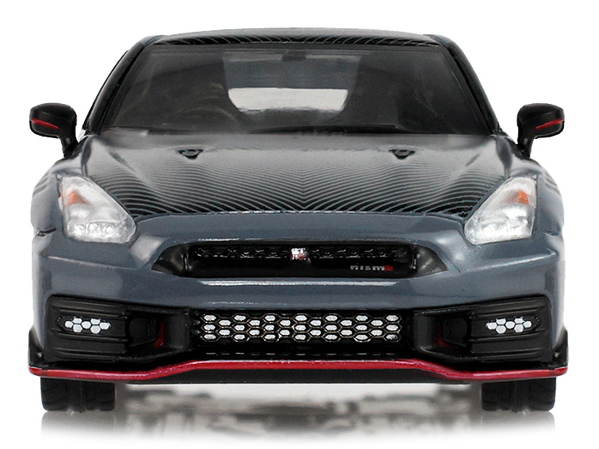2024 Nissan GT-R (R35) NISMO RHD (Right Hand Drive) Stealth Gray with Carbon Top and Hood "Tokyo Torque" Series 10 1/64 Diecast Model Car by Greenlight