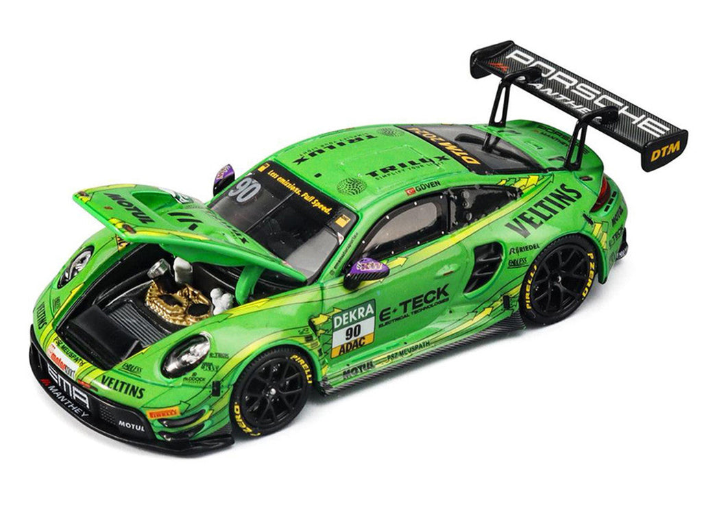 Porsche 911 GT3 R (992) #90 Ayhancan Guven "Manthey EMA" "DTM" (2024) 1/64 Diecast Model Car Trends Hobby