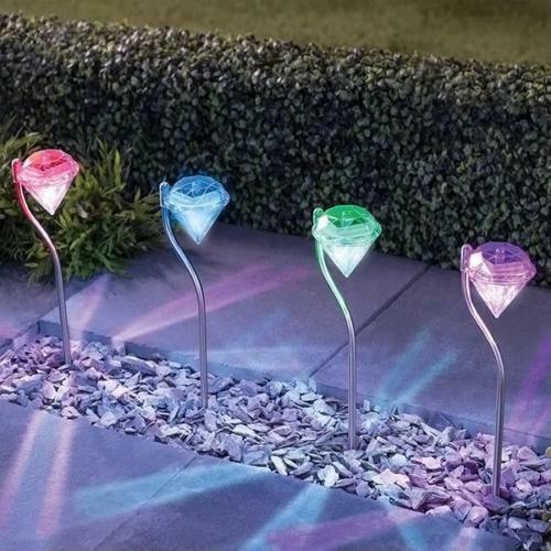 Diamond Lawn Solar Light