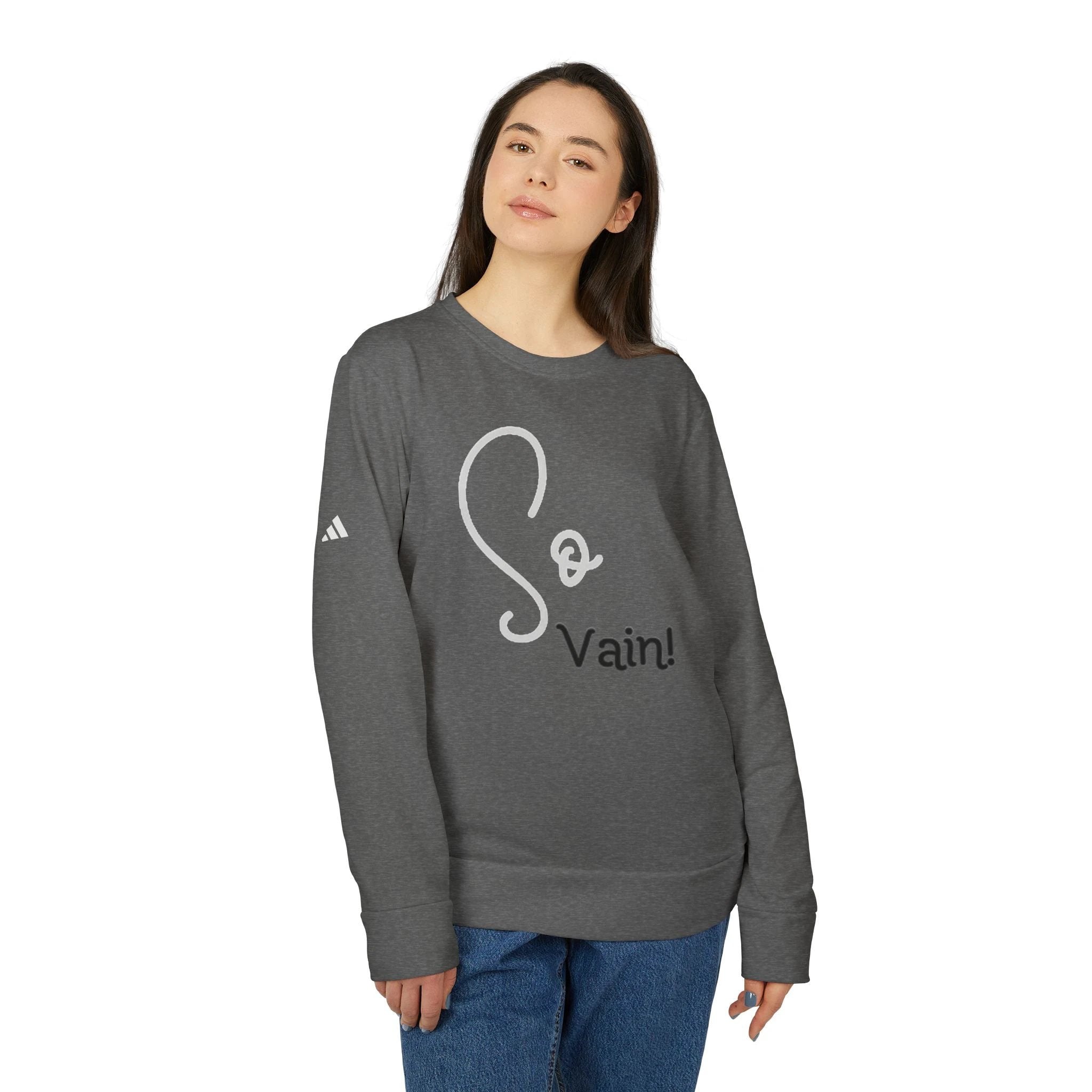 adidas Unisex Fleece Crewneck Sweatshirt So Vain