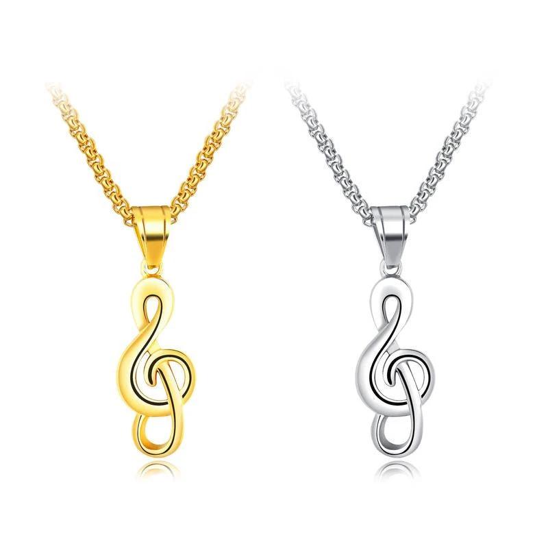 Music Symbol Necklace For Men