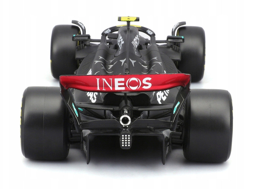 Mercedes-AMG F1 W14 E Performance #44 Lewis Hamilton "Petronas" Formula One F1 "World Championship" (2023) with Driver Figure "Race" Series 1/24 Diecast Model Car by Bburago