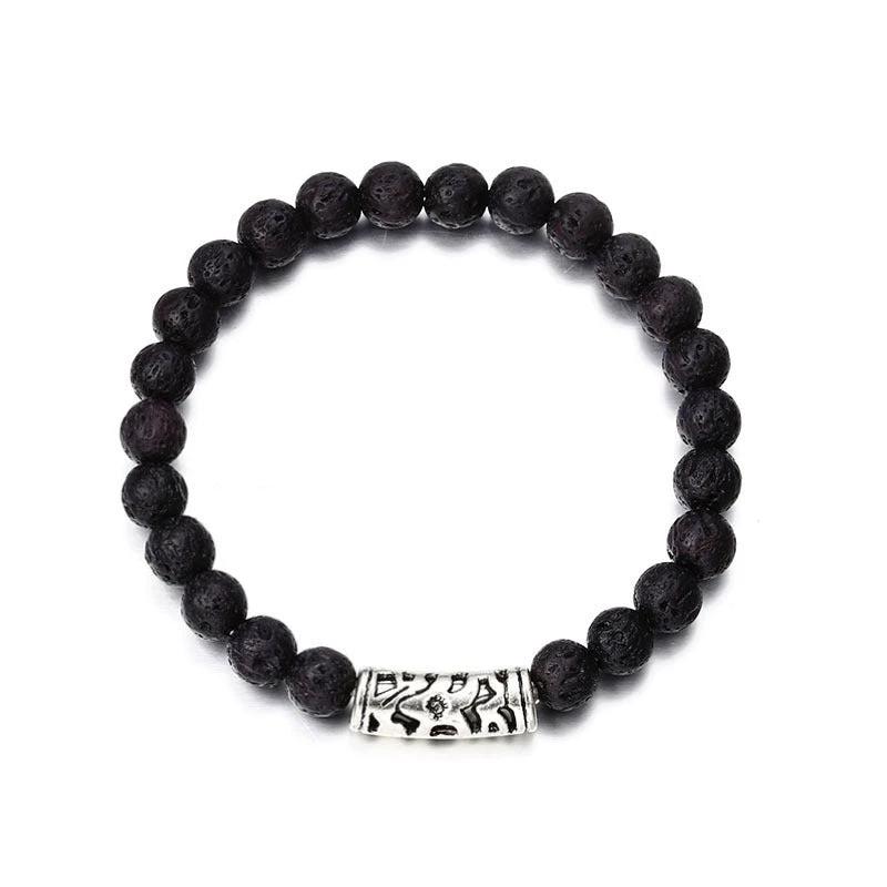 Classic Acrylic Beaded Bracelets For Men