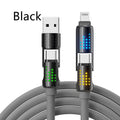 12m Lengthened Super Soft Liquid Four-in-one For Android Fast Charge Data Cable