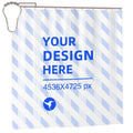 Create Your Own 72x72in Waterproof Quick Dry Bathroom Shower Curtain