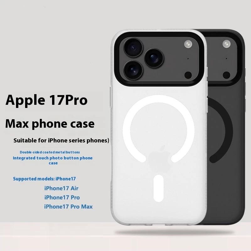 Applicable To 17promax Phone Case New Magnetic Simple Skin Sense Drop-resistant Protective Cover