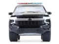 2024 Chevrolet Tahoe Police Pursuit Vehicle "Dover Police – 100th Anniversary Edition" Black with White Stripes "Hobby Exclusive" Series 1/64 Diecast Model Car by Greenlight
