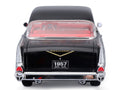 1957 Chevrolet Bel Air Coupe Black with Red Interior "Special Edition" Series 1/18 Diecast Model Car by Maisto