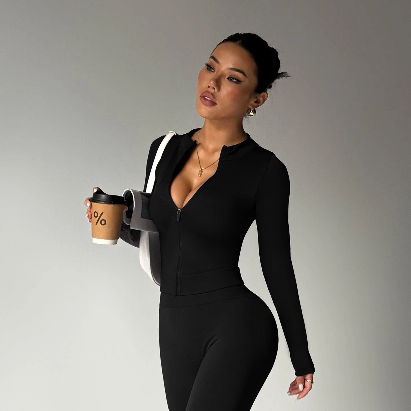 High Waist Yoga Suit Sports Fashion Casual Workout Clothes