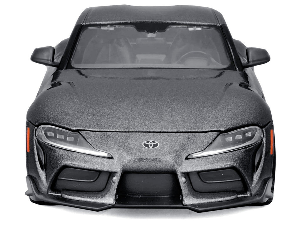 Toyota GR Supra Gray Metallic "Special Edition" Series 1/24 Diecast Model Car by Maisto