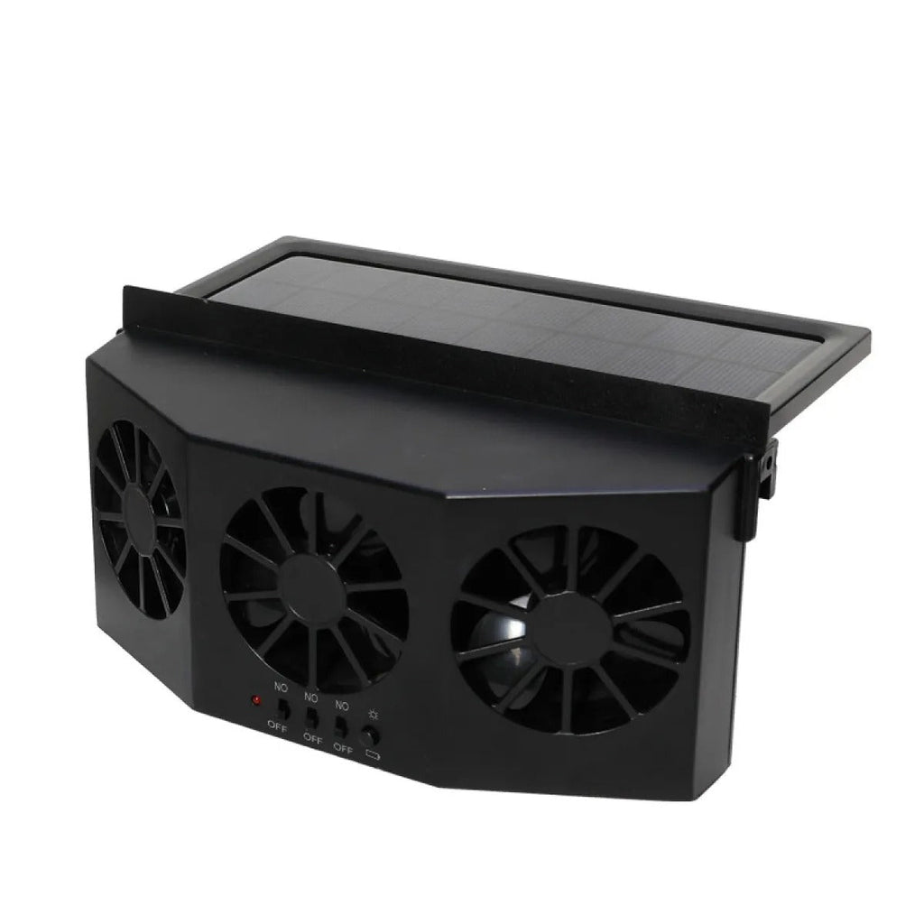 Solar Car Window Cooling Fan