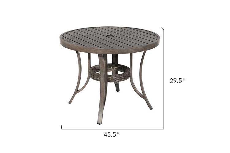 Tenaya 5-Piece Wicker Dining Set