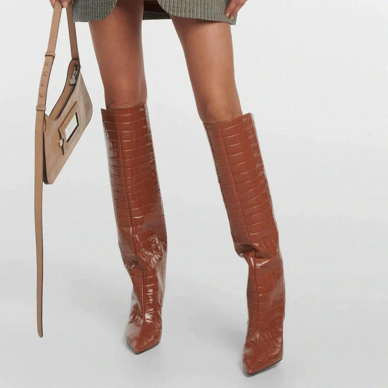 Women's Shoes Pointed-toe Stiletto High-top Boots
