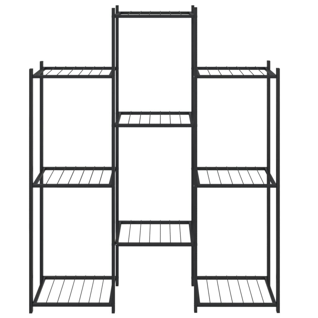 Flower Stand 32.7"x9.8"x39.4" Black Iron