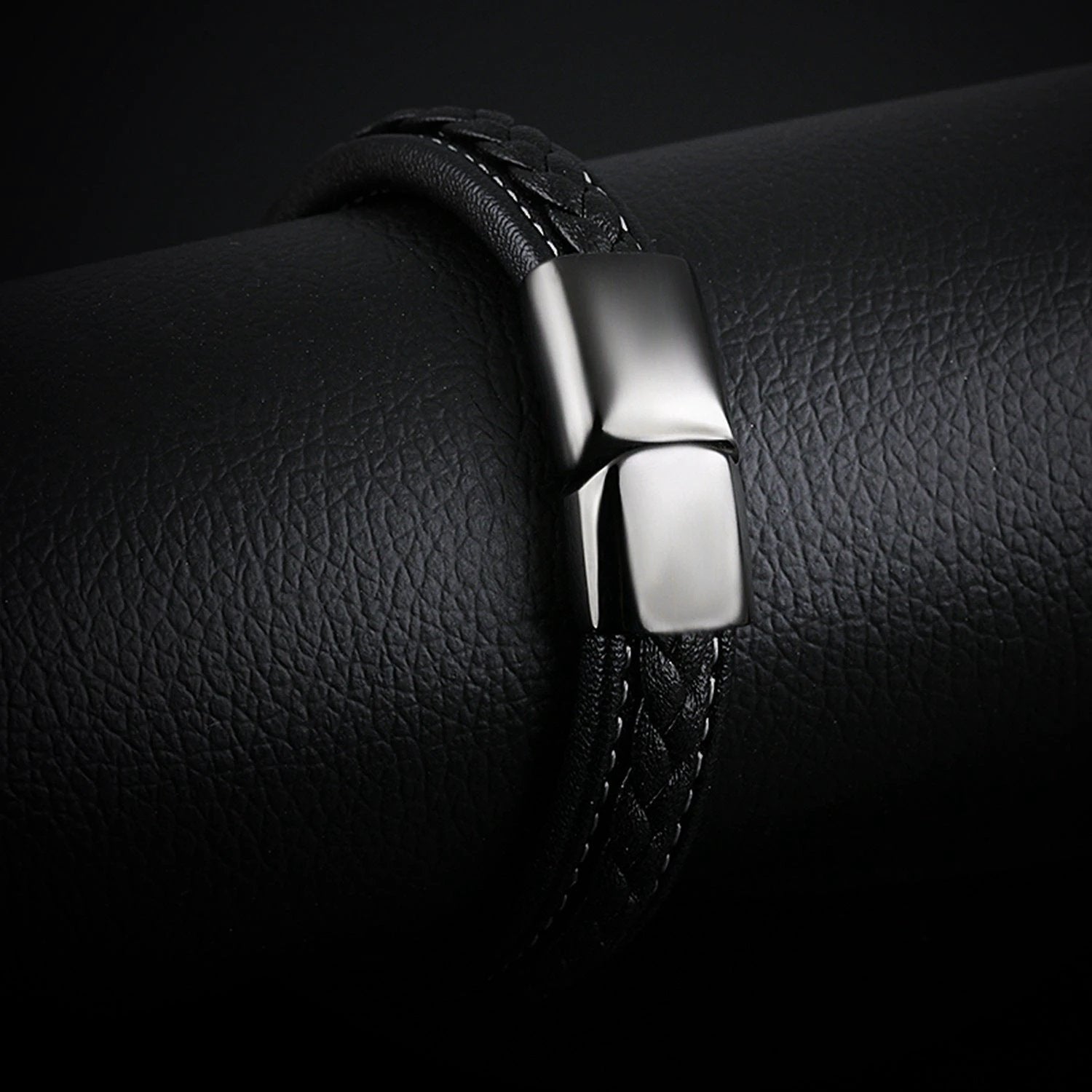 Men's Black Titanium Steel Bracelet