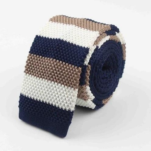 Men's Knitted Leisure Striped Ties
