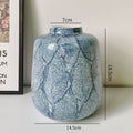 Decorative Ceramic Vase With Flower Arrangement For Living Room And Dining Table
