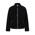 Retro Patchwork Black Jacket Unisex Designer-Style Niche Loose Coat