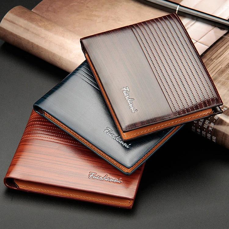 Men's Short Embossed Wallet
