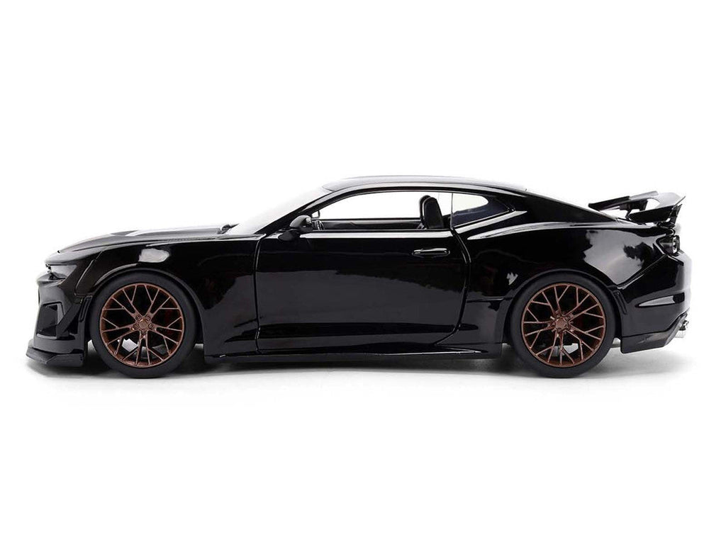 2024 Chevrolet Camaro ZL1 1LE Black "Fast X" (2023) Movie "Fast & Furious 25th Anniversary" Series 1/24 Diecast Model Car by Jada