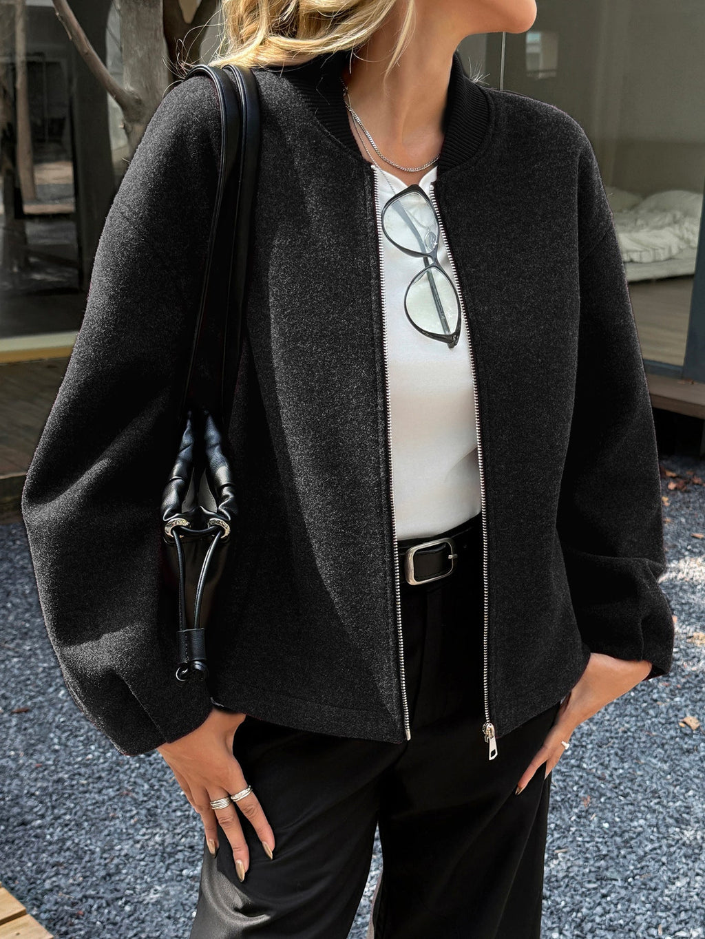 Casual Long-sleeved Vest Jacket Coat Women's Clothing
