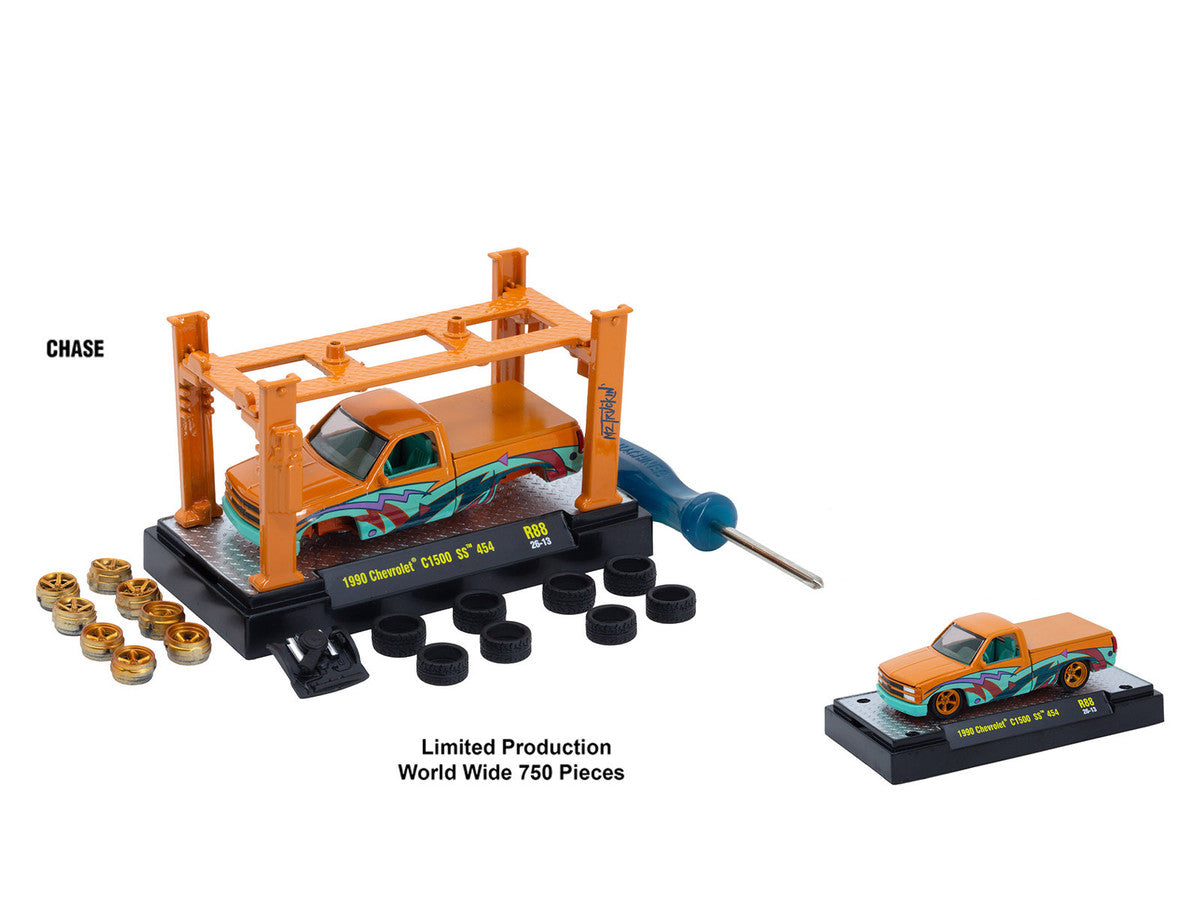 Model Kit 3 piece Car Set Release #88 Limited Edition to 4800 pieces Worldwide 1/64 Diecast Models by M2 Machines