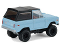 1972 Ford Bronco Custom SUV Light Blue with Black Top "Barrett-Jackson" Series 16 1/64 Diecast Model Car by Greenlight