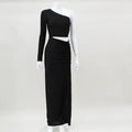 Fold Split Dinner Temperament Dress