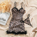 Women's Sexy Dress Leopard Print Lace