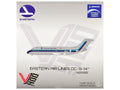 McDonnell Douglas DC-9-14 Commercial Aircraft "Eastern Air Lines" (N8910E) Silver with Blue Stripes 1/400 Diecast Model by V1:400