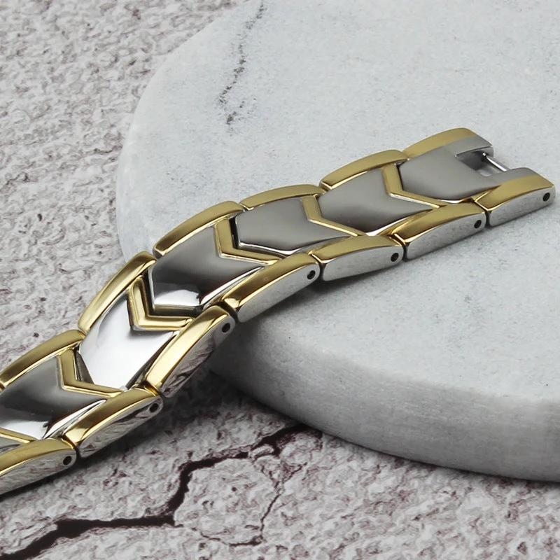 Men's Double Row Magnetic Bracelet