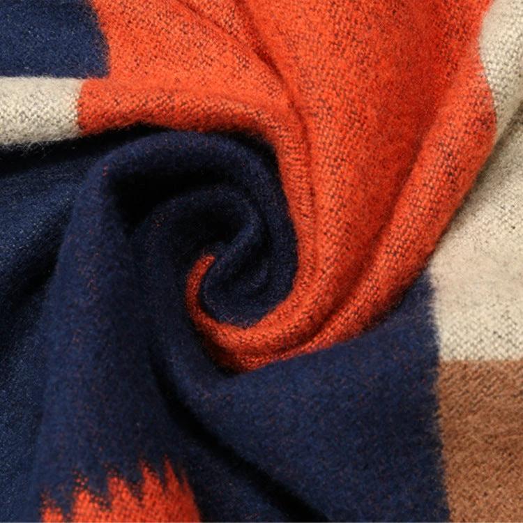 Men's Color Blocking Scarf