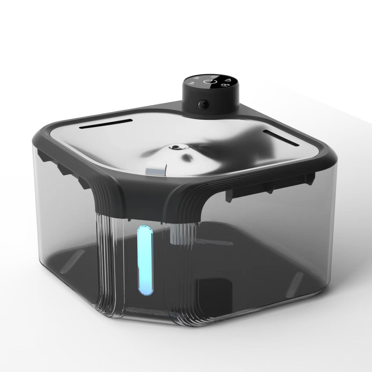 Stainless Steel Pet Water Dispenser Wireless Induction Automatic Water Outlet