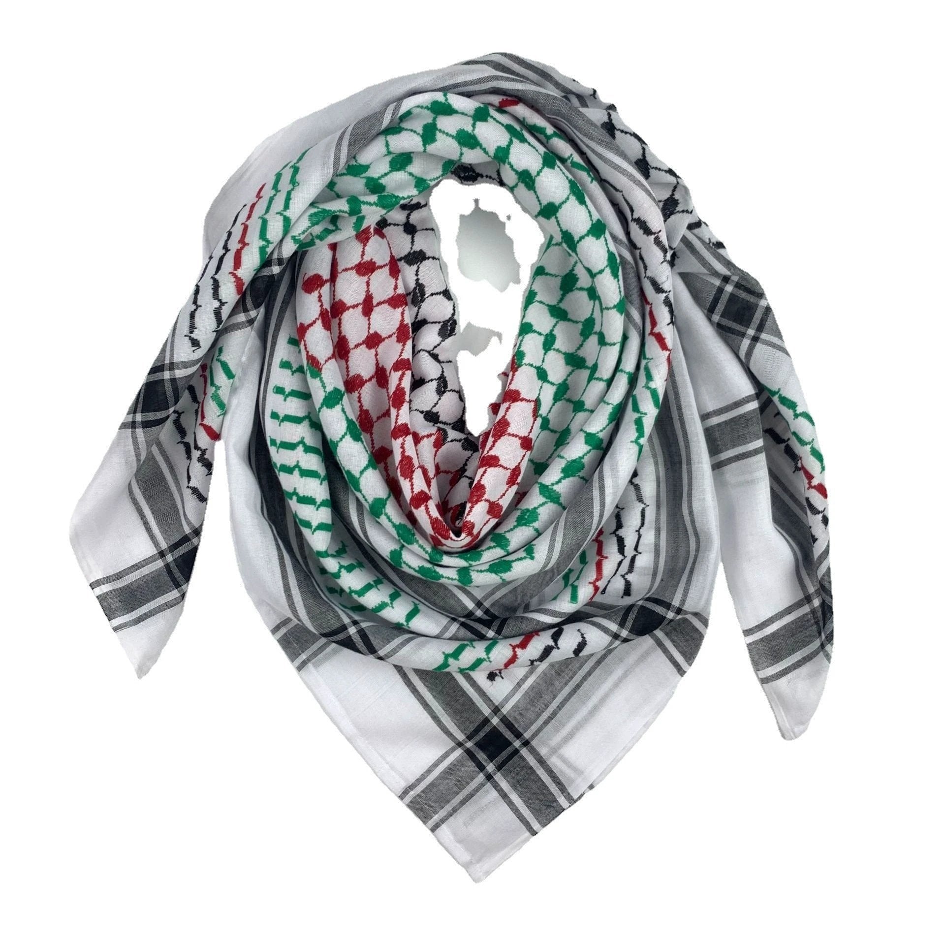 Jacquard Square Scarf For Men