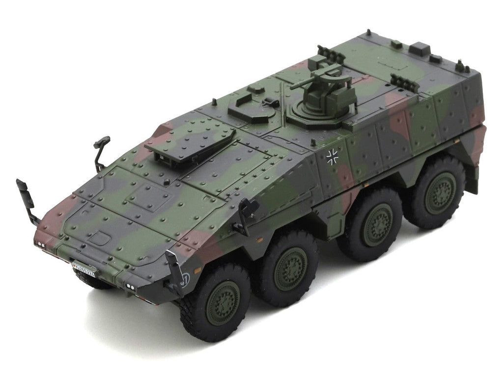 Tpz. Tank Boxer "German Army" Green Camouflage 1/87 (HO) Scale Diecast Model Car by Schuco