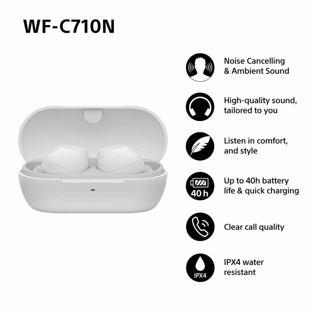 Headphones Sony WF-C710NW White
