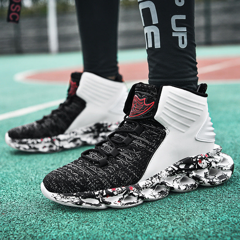 New Red Sporty Basketball Shoes NON SLIP MEN Shoes