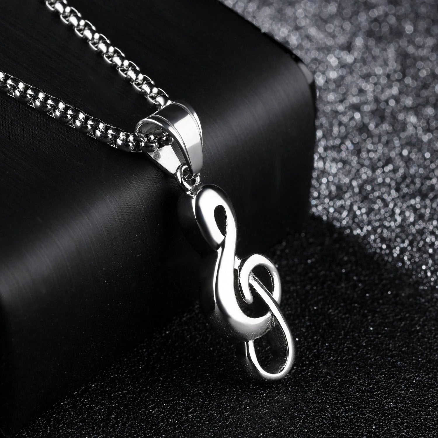 Music Symbol Necklace For Men