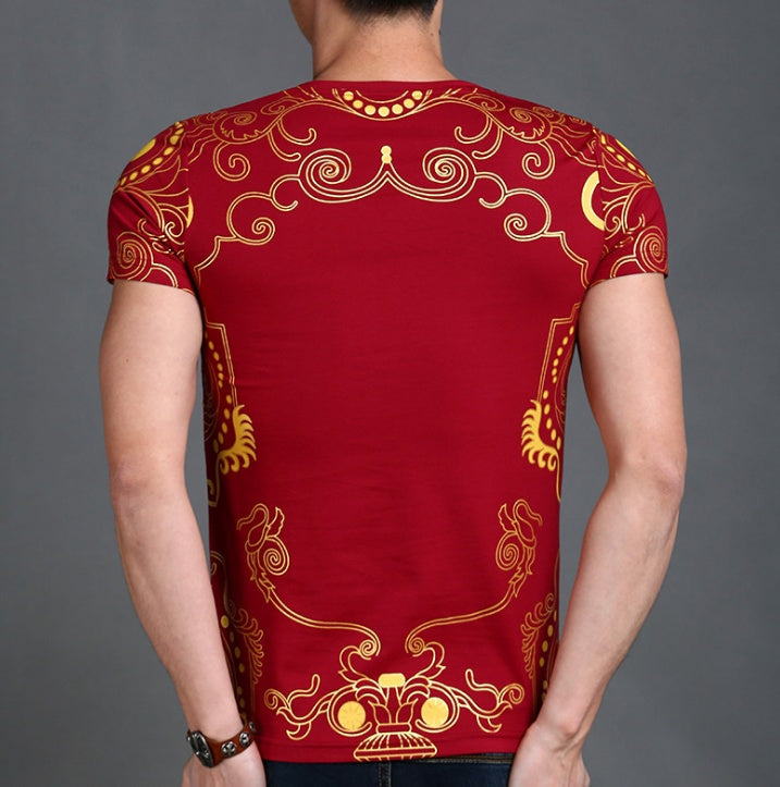 Gold Pattern Shirt