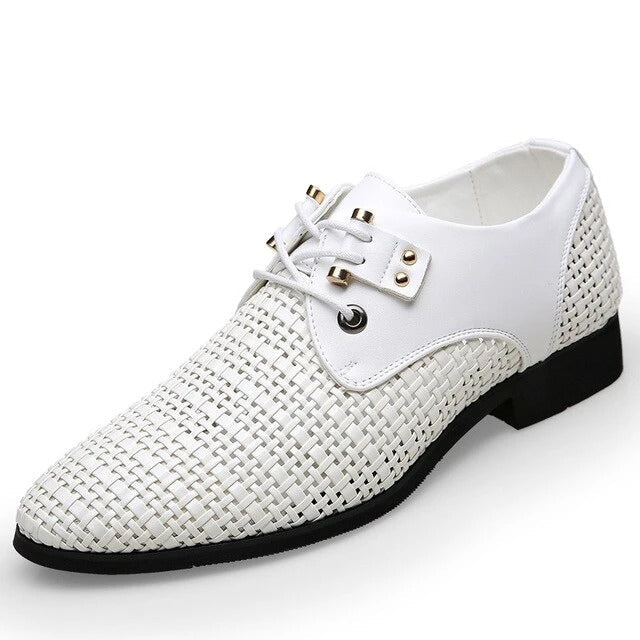Hollow Men's Leather Shoes