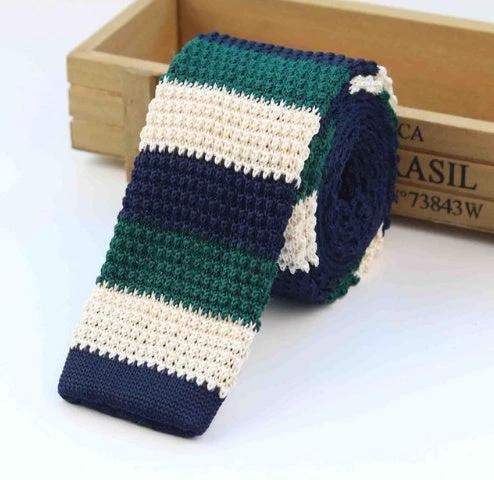 Men's Knitted Leisure Striped Ties