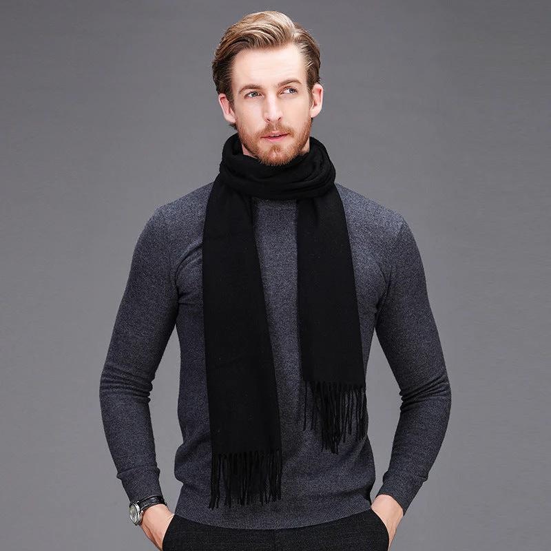 Men's Solid Color Scarf