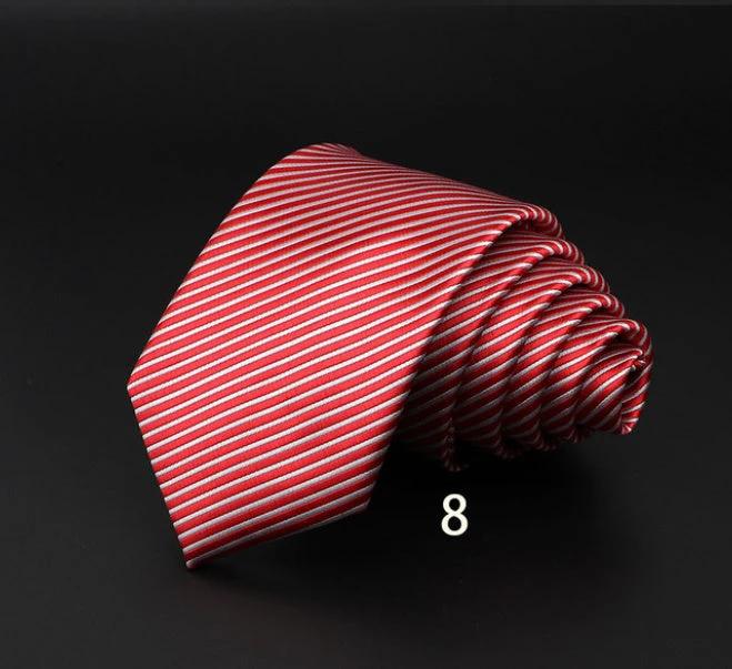 Men's Striped Polyester Fiber Ties