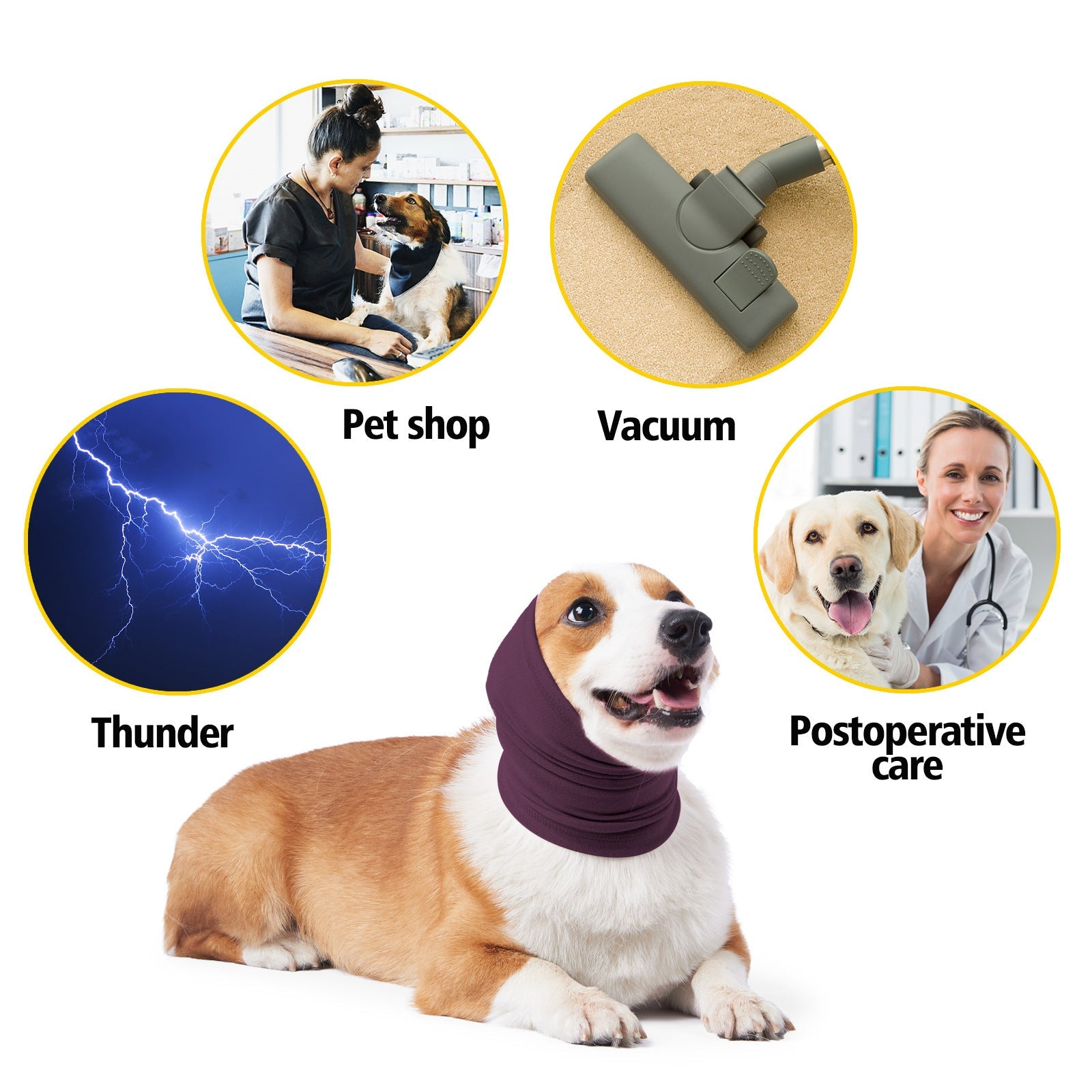 New Rabbit-fleece Pet Dog Comfort And Warmth Scarf