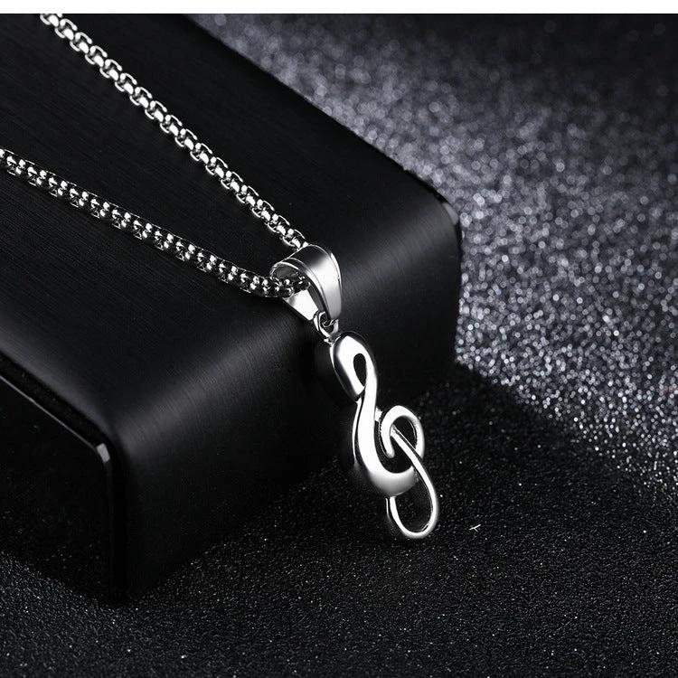 Music Symbol Necklace For Men