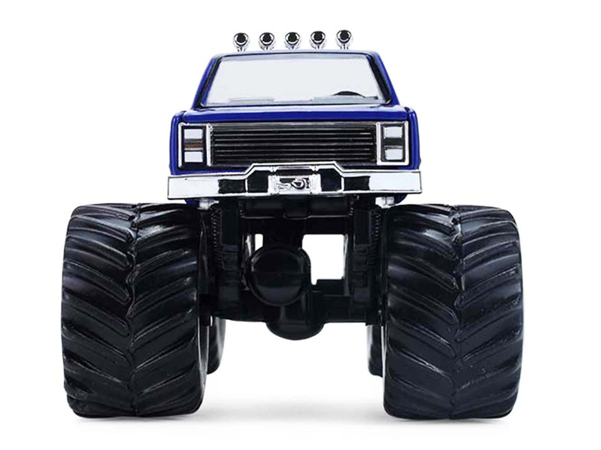 1981 Chevrolet K20 Monster Truck #5 "HendrickCars.com" Blue and White with Graphics "Kings of Crunch - Hendrick Motorsports Tribute" Special Edition 1/64 Diecast Model Car by Greenlight