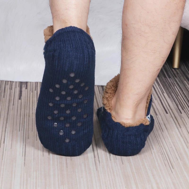 Men's Indoor Dragging Slipper Socks