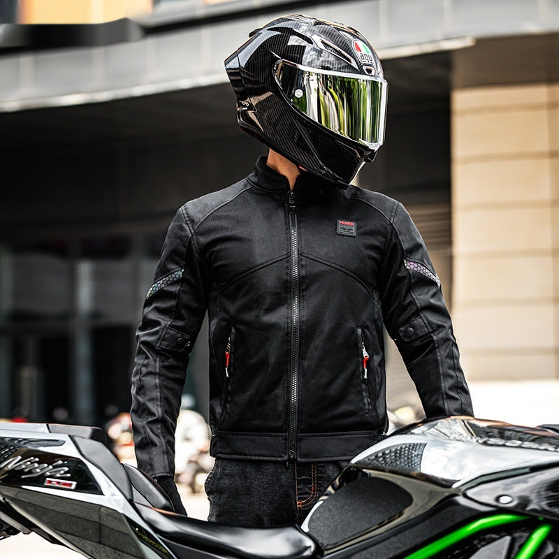 Motorcycle Cycling Clothing Mesh Breathable Jacket Men's Coat