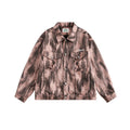 Back Graffiti Denim Jacket Retro Trendy Neutral Casual Jacket